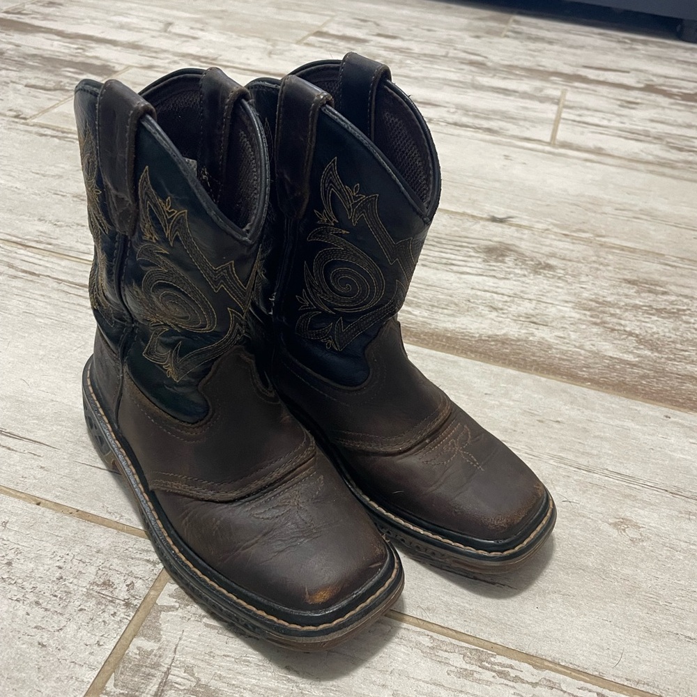 Georgia Boot Kids’ 8” Carbo Tec Cowboy Boots